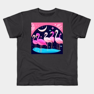 Flamingos Graphic . Kids T-Shirt